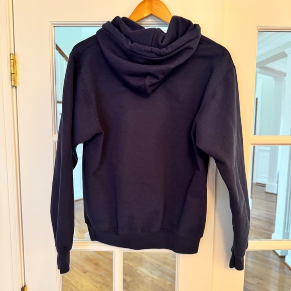 Navy Blue Pullover Hoodie, Unisex, Size Small - Picture 2 of 2